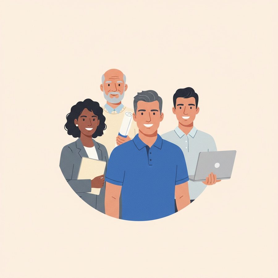 Illustration de l’équipe de rédaction